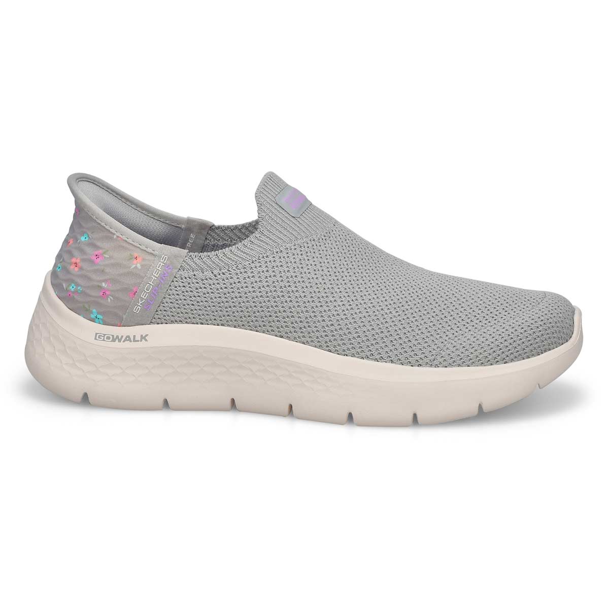 Baskets à enfiler GO WALK FLEX SUNSET ROSE SLIP-INS, gris/lavande, femmes