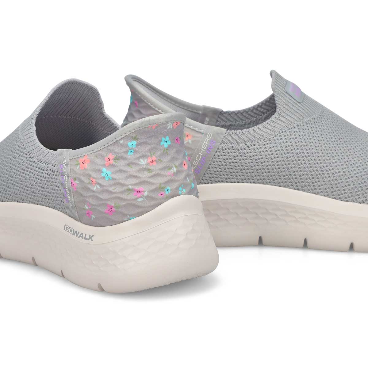 Women's Go Walk Flex Sunset Rose Slip-Ins Sneaker - Grey/Lavender