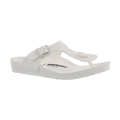 Grls Gizeh EVA Narrow Thong Sandal  - White