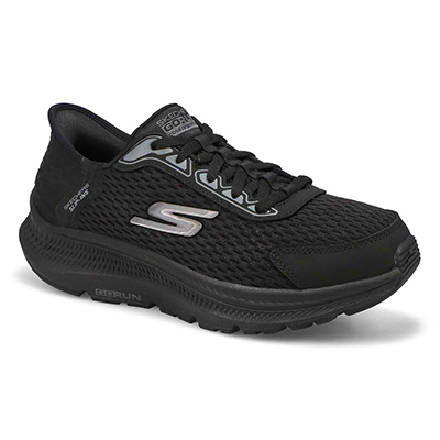 Lds Go Run Consistent 2.0 Slip-Ins Lace Up Sneaker - Black