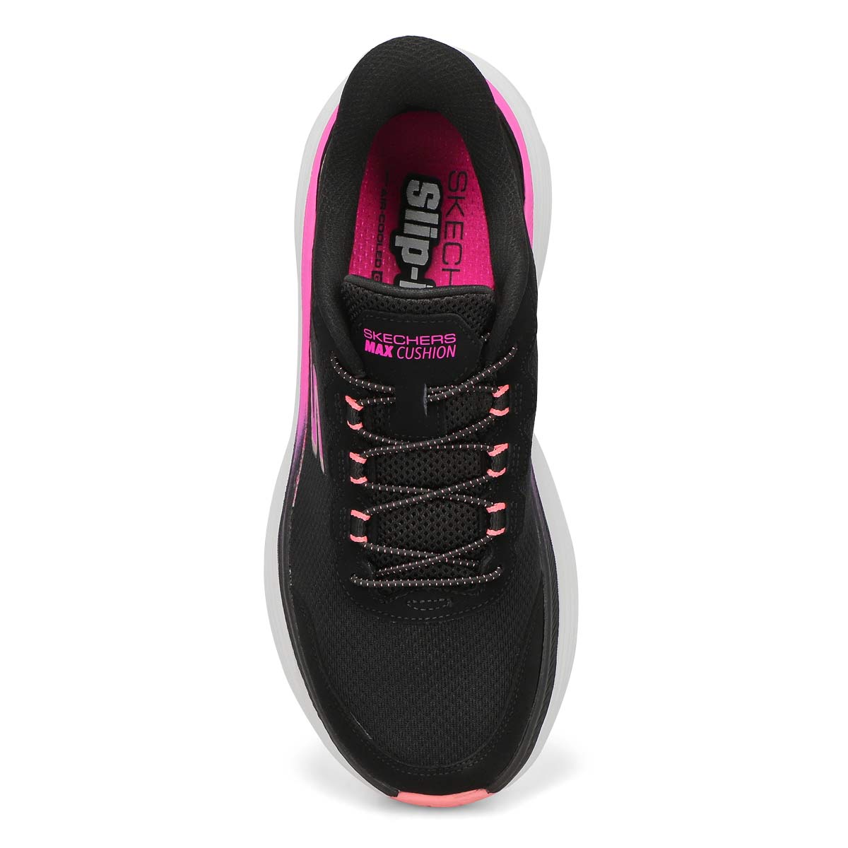 Baskets à enfiler MAX CUSHION ENDEAVOUR CARDOVA SLIP-INS, noir/rose, femmes