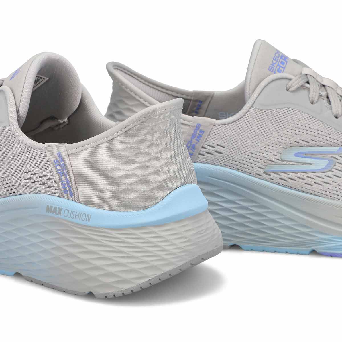 Baskets de performance à enfiler MAX CUSHIONING ELITE 2.0 SLIP-INS, gris/bleu, femmes