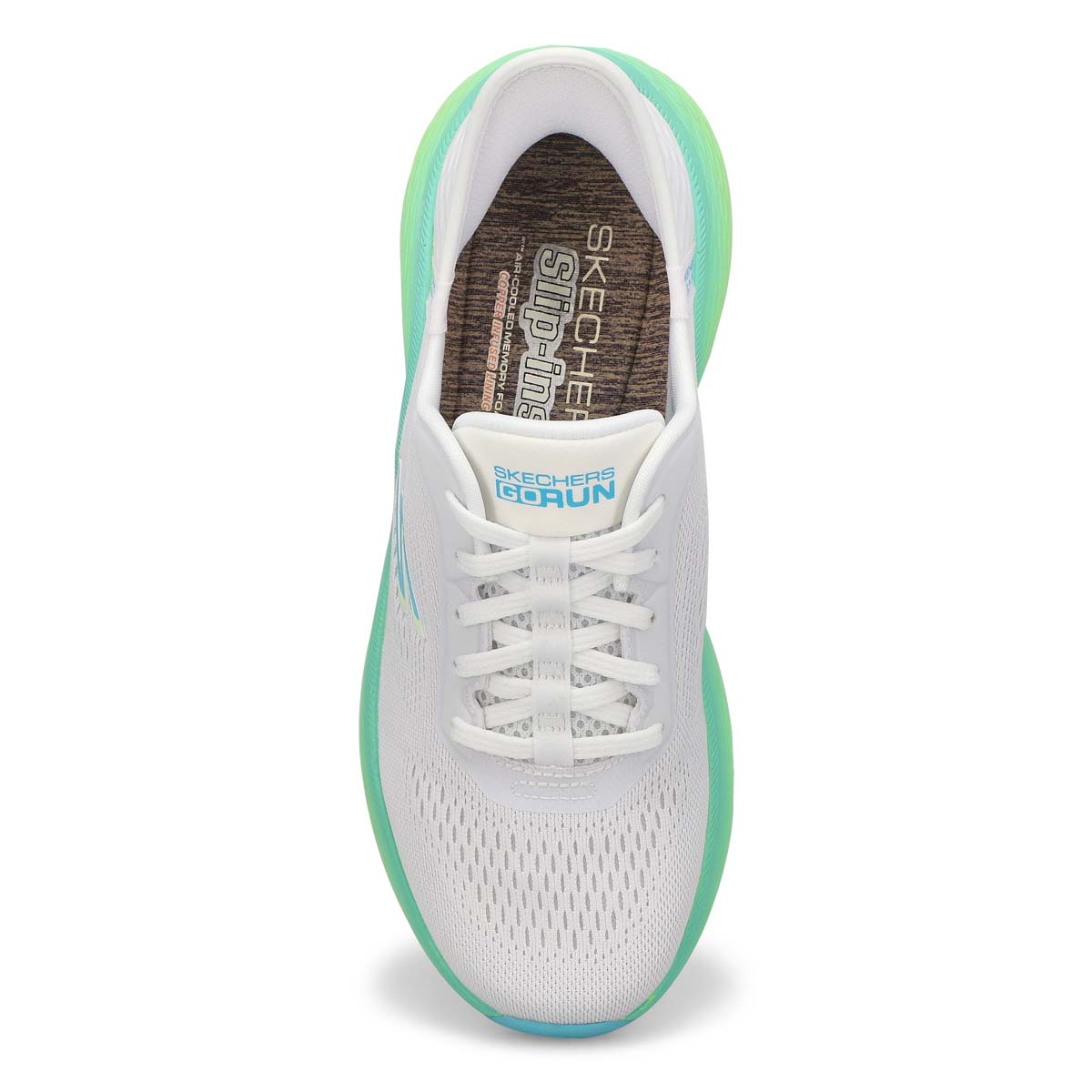 Baskets de performance à enfiler MAX CUSHIONING ELITE 2.0 SLIP-INS, blanc/bleu, femmes