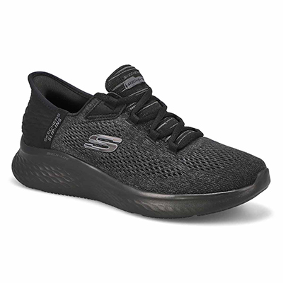 Lds Skech-Lite Pro Natural Beauty Lace Slip-Ins Sneaker - Black