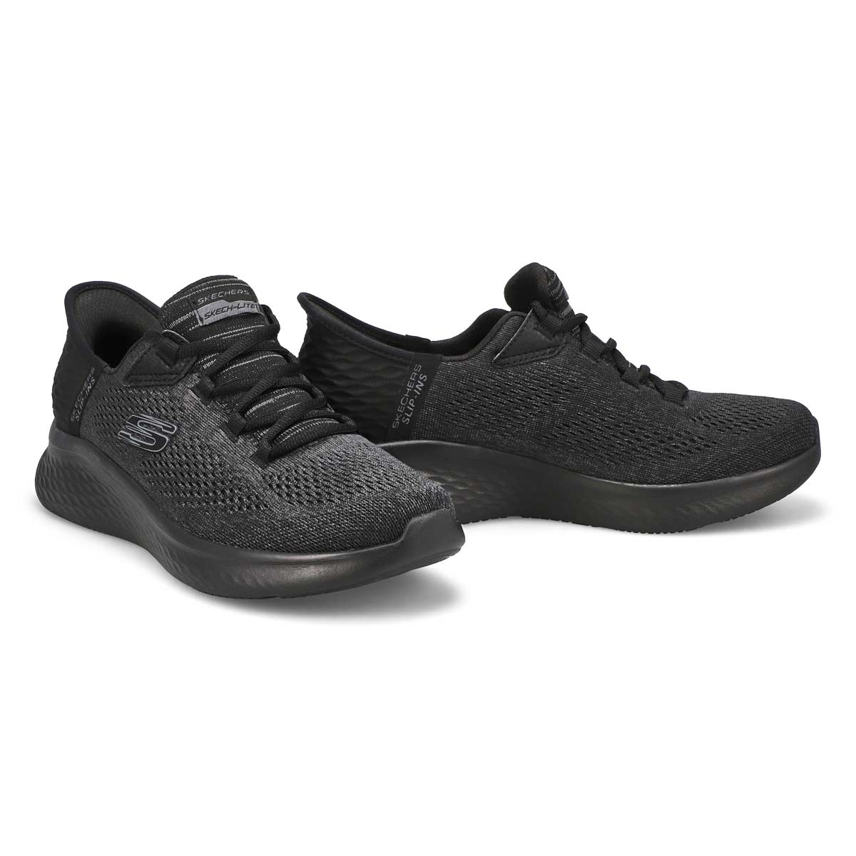 Women's Skech-Lite Pro Natural Beauty Lace Slip-Ins Sneaker - Black