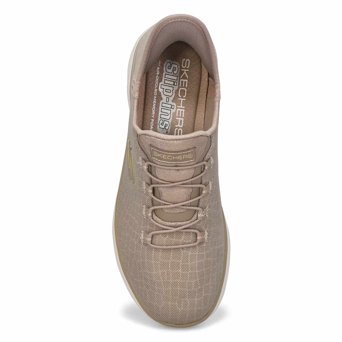 Women's Summits Classy Night Slip-Ins Sneaker - Taupe/Gold