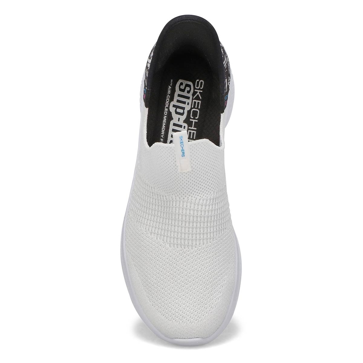 Baskets à enfiler BOBS SPORT SLIP-INS, blanc/noir, femmes