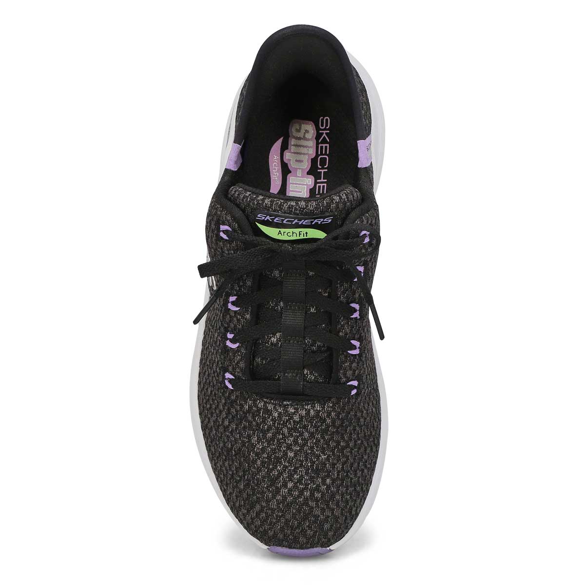 Women's  Arch Fit 2.0 Knit Lace Up Slip-Ins Sneaker - Black/Multi