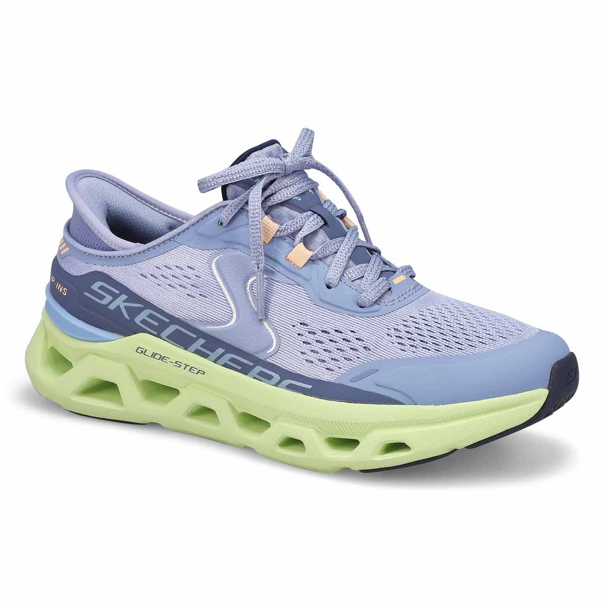 Women's Glide-Step Altus Lace Up Slip-Ins Sneaker - Blue/Multi