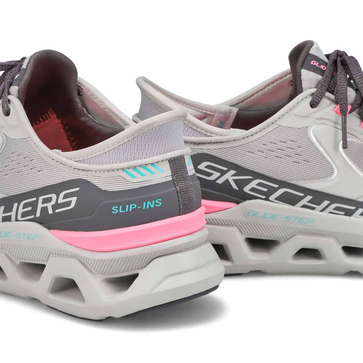 Women's Glide-Step Altus Slip-Ins Sneaker - Grey/Pink