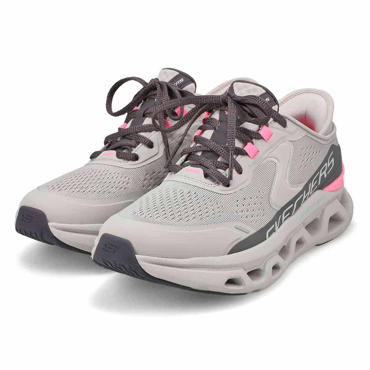 Women's Glide-Step Altus Slip-Ins Sneaker - Grey/Pink