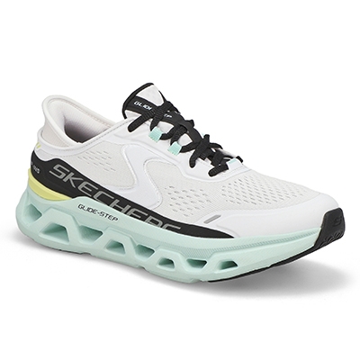 Lds Glide-Step Altus Slip-Ins Sneaker - White Multi