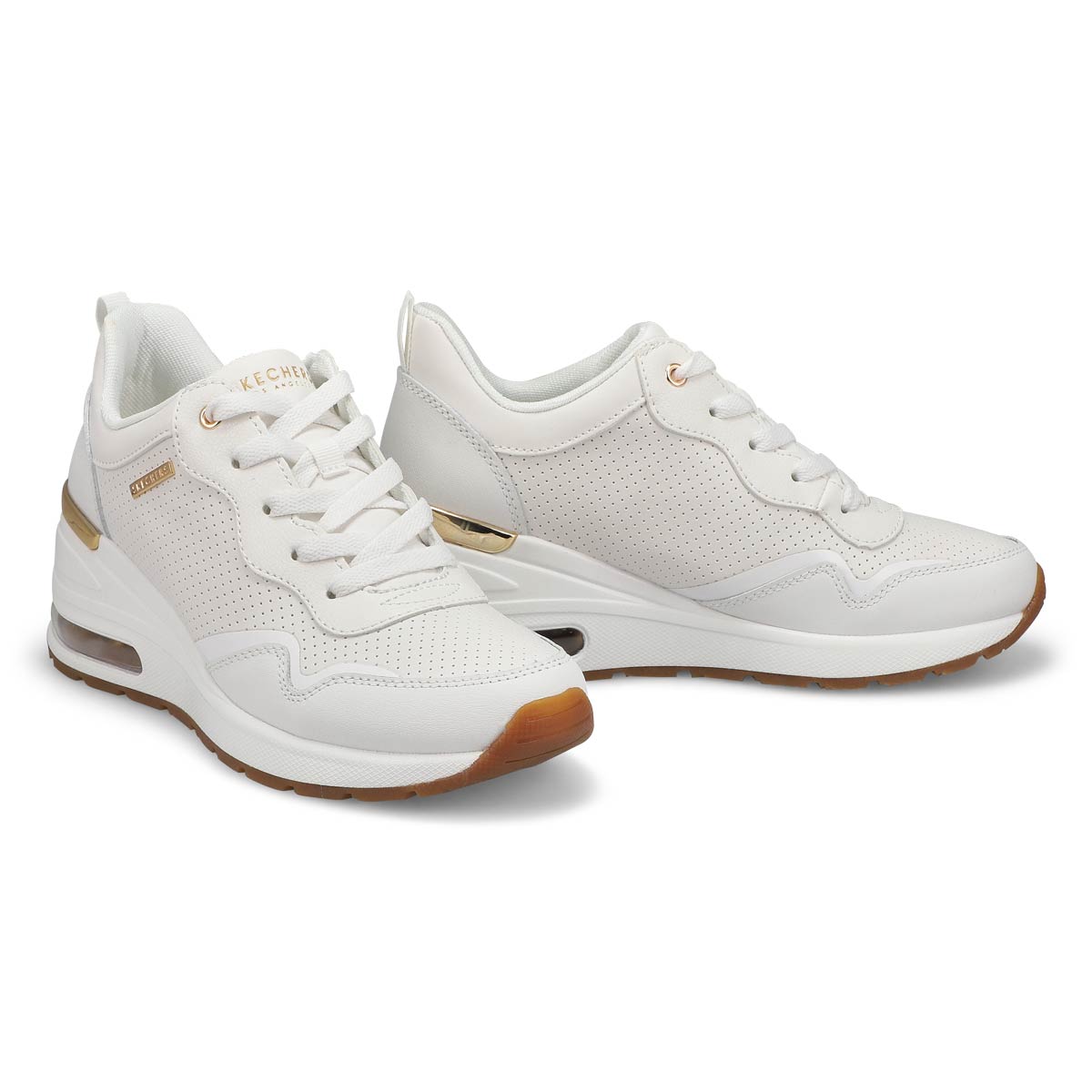Women's Million Air Lace Up Sneaker - White