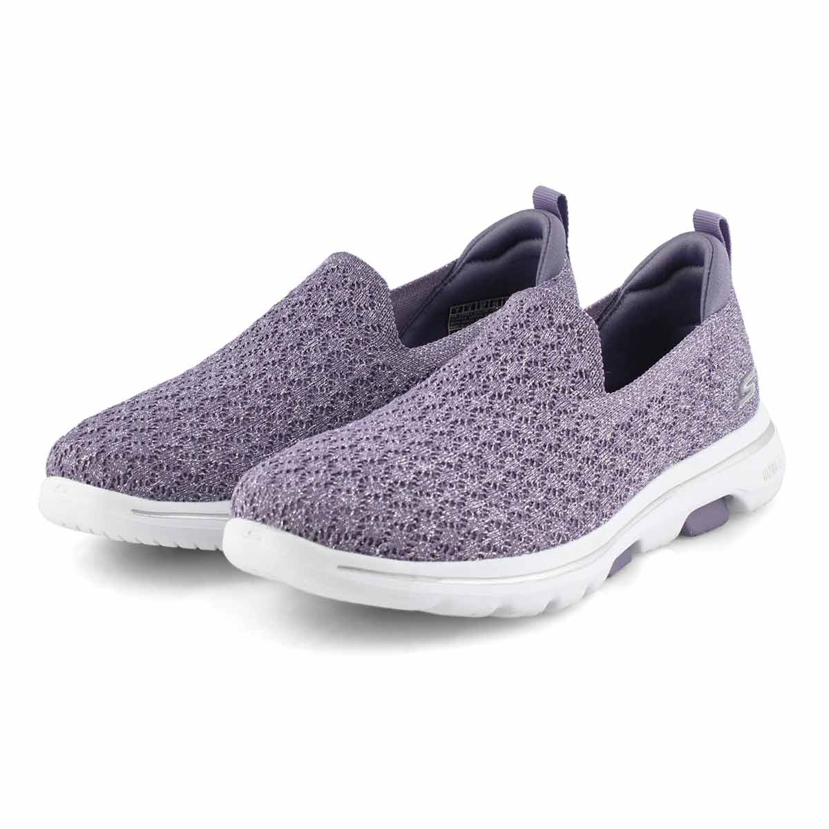 purple slip on sneakers