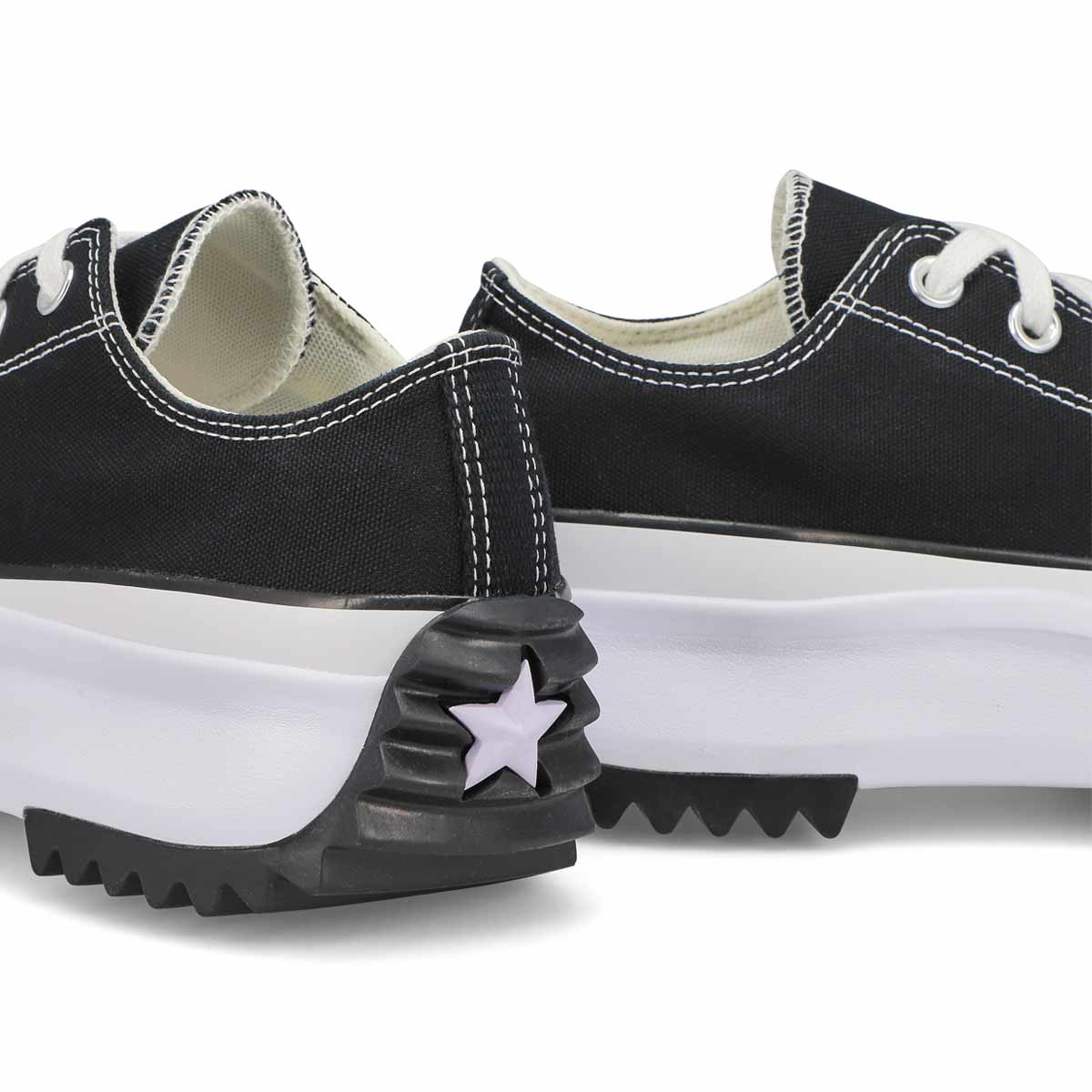 Women's Run Star Hike Platform Sneaker - Black/White