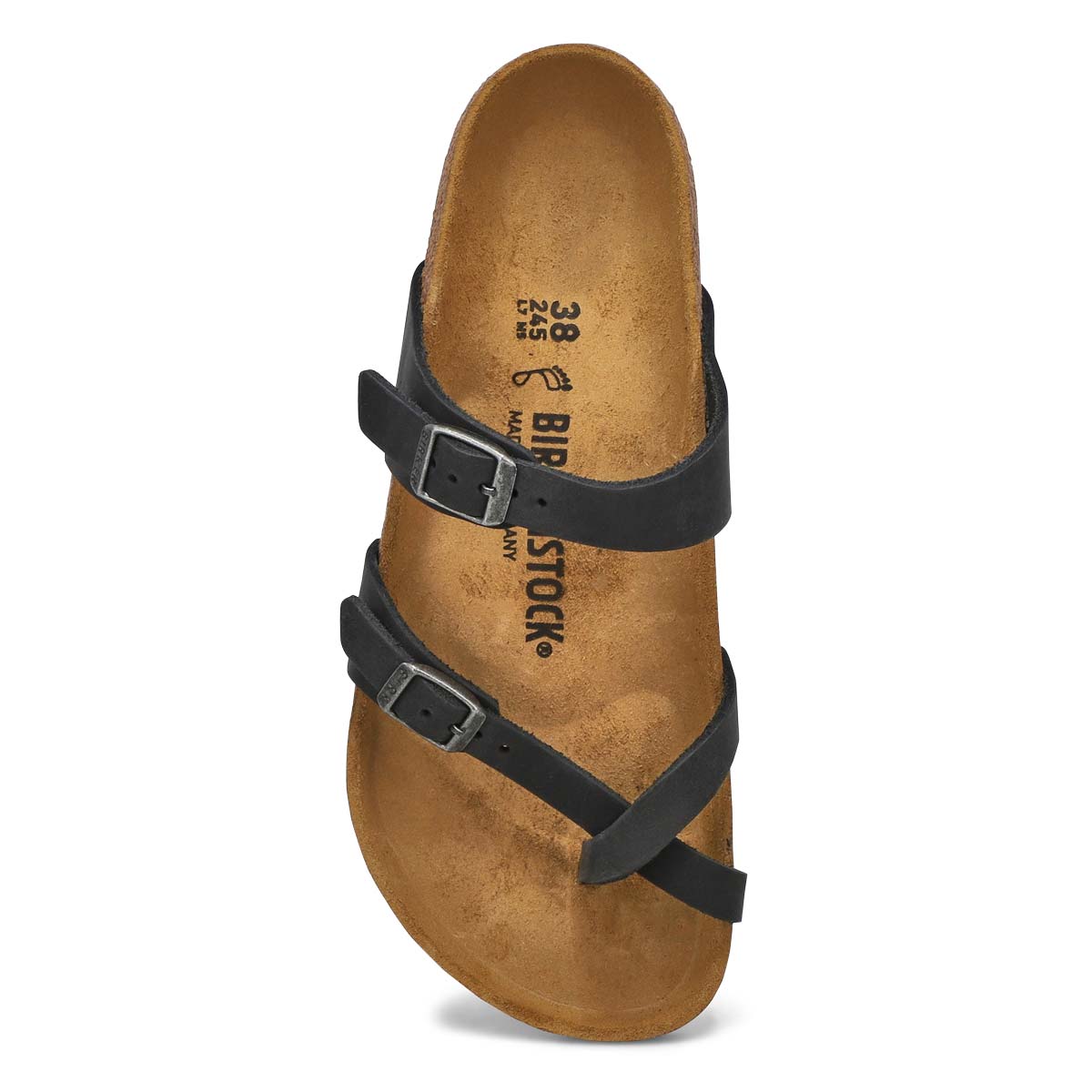 birkenstock mayari black and white