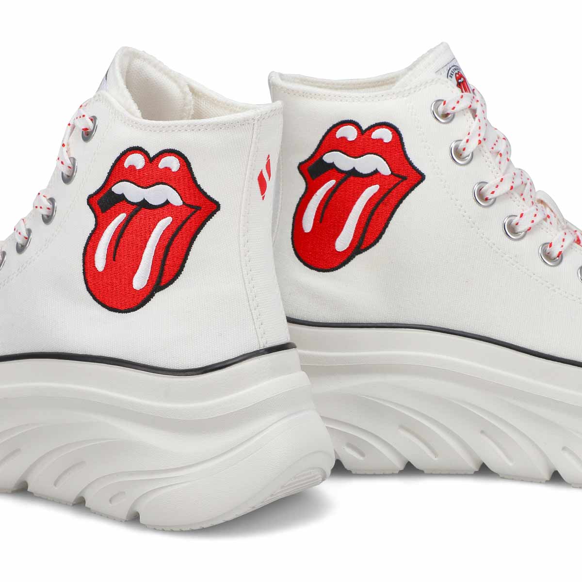 Women's  Funky Street Sing Out Loud High Top Sneaker - White/Red