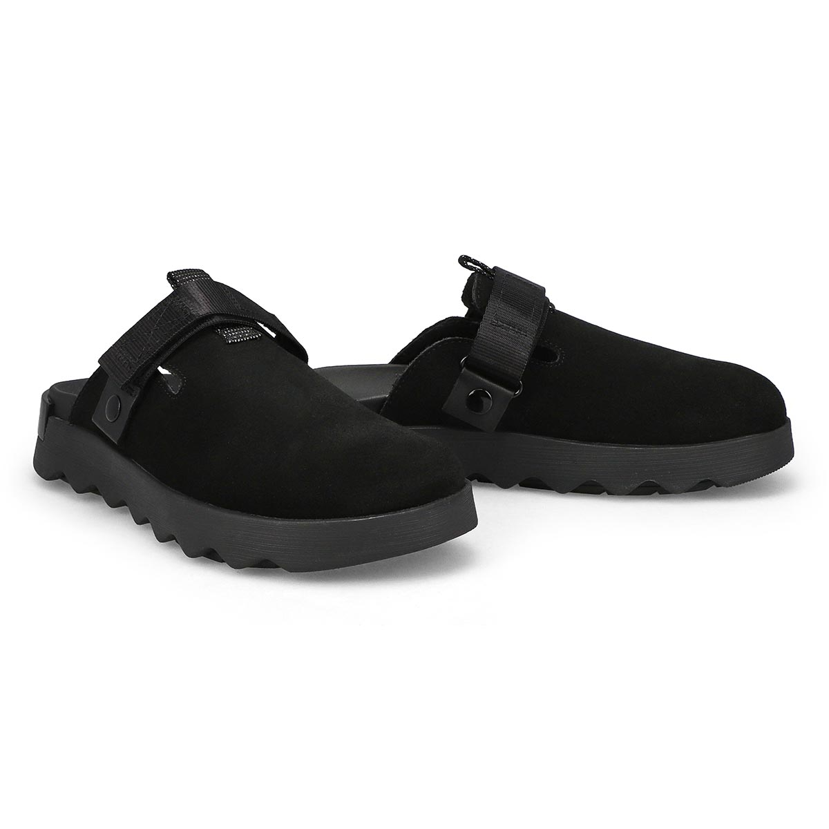 Women's Viibe Suede Casual Clog - Black/Sea Salt