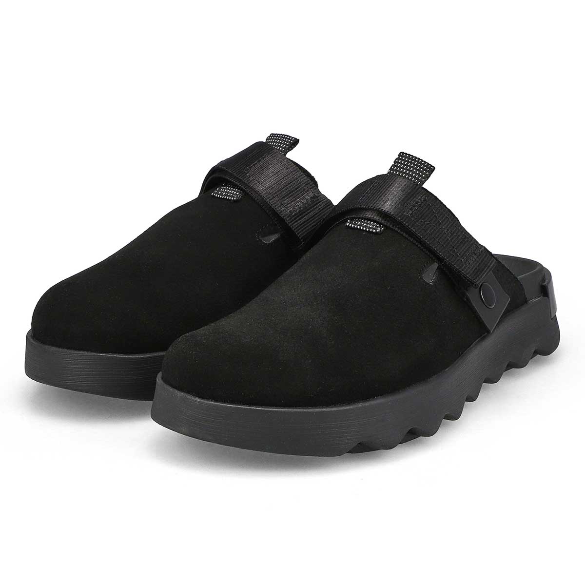 Women's Viibe Suede Casual Clog - Black/Sea Salt