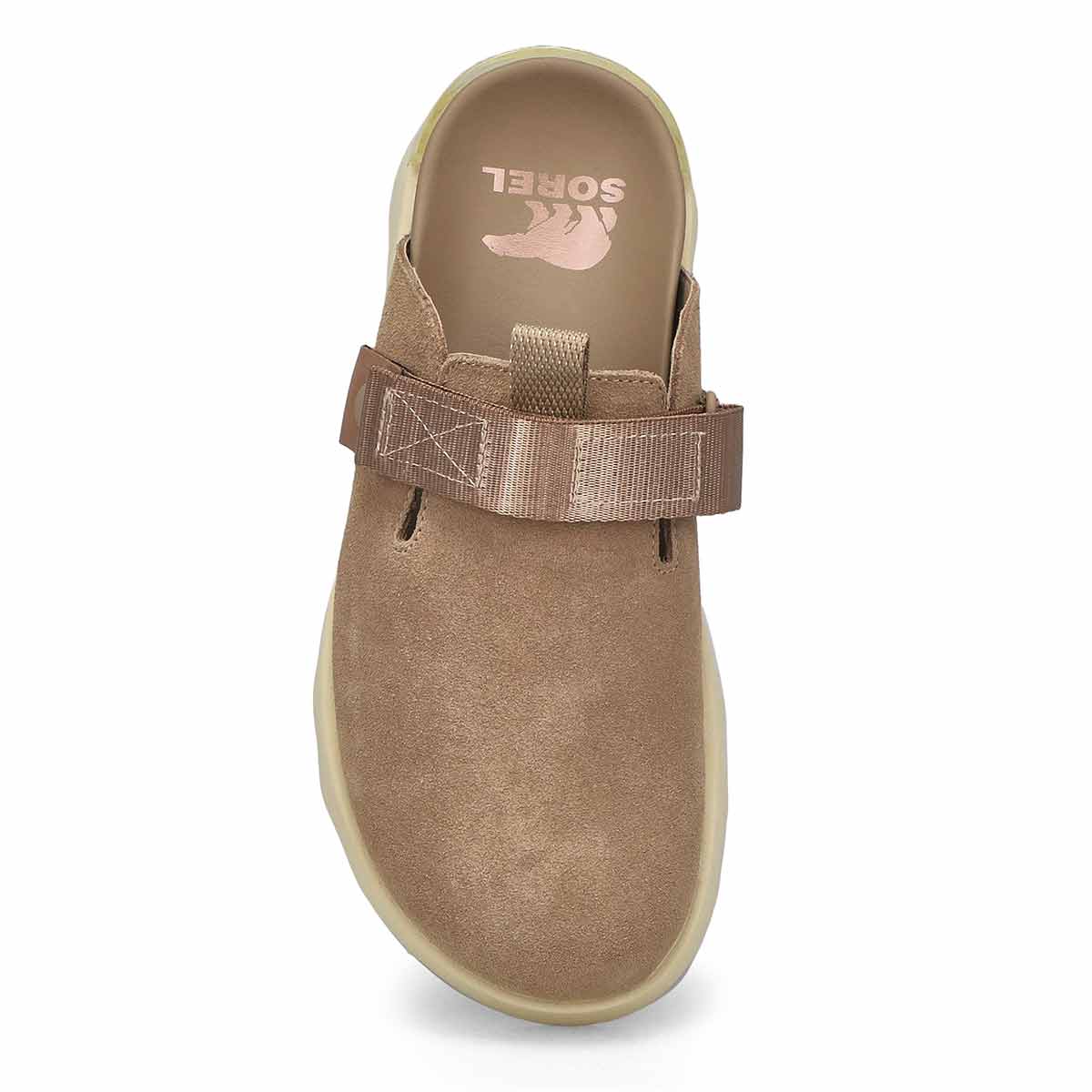 Women's VIiibe Suede Casual Clog - Omega Taupe/Bleached Ceramic