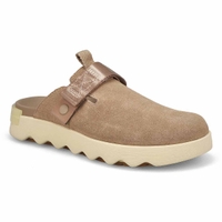 Women's VIiibe Suede Casual Clog - Omega Taupe/Bleached Ceramic