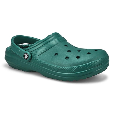 Mns Classic Lined Comfort Clog - Emerald