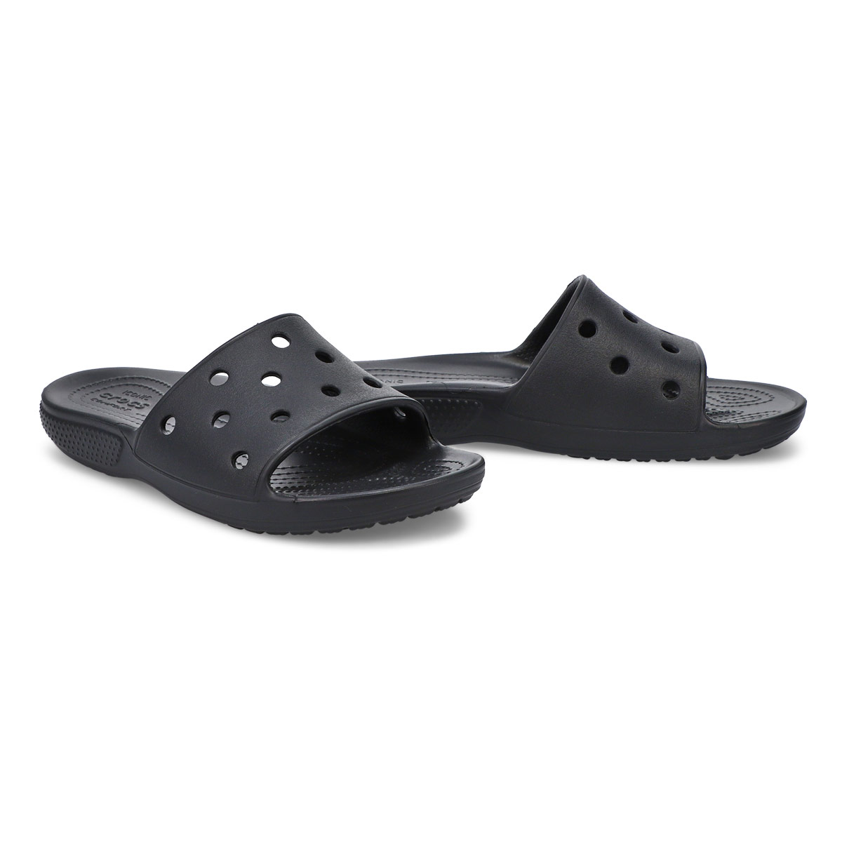 Crocs Womens' Classic Crocs Slide Sandal - Bl 