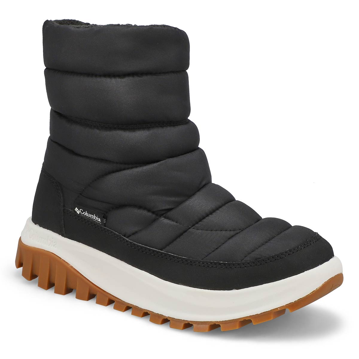 Botte d'hiver imperméable SNOWTROT MID, noir/sel de mer, femmes