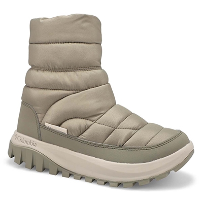 Botte d'hiver imperméable Snowtrot Mid, gris vert/pierre foncée, femmes