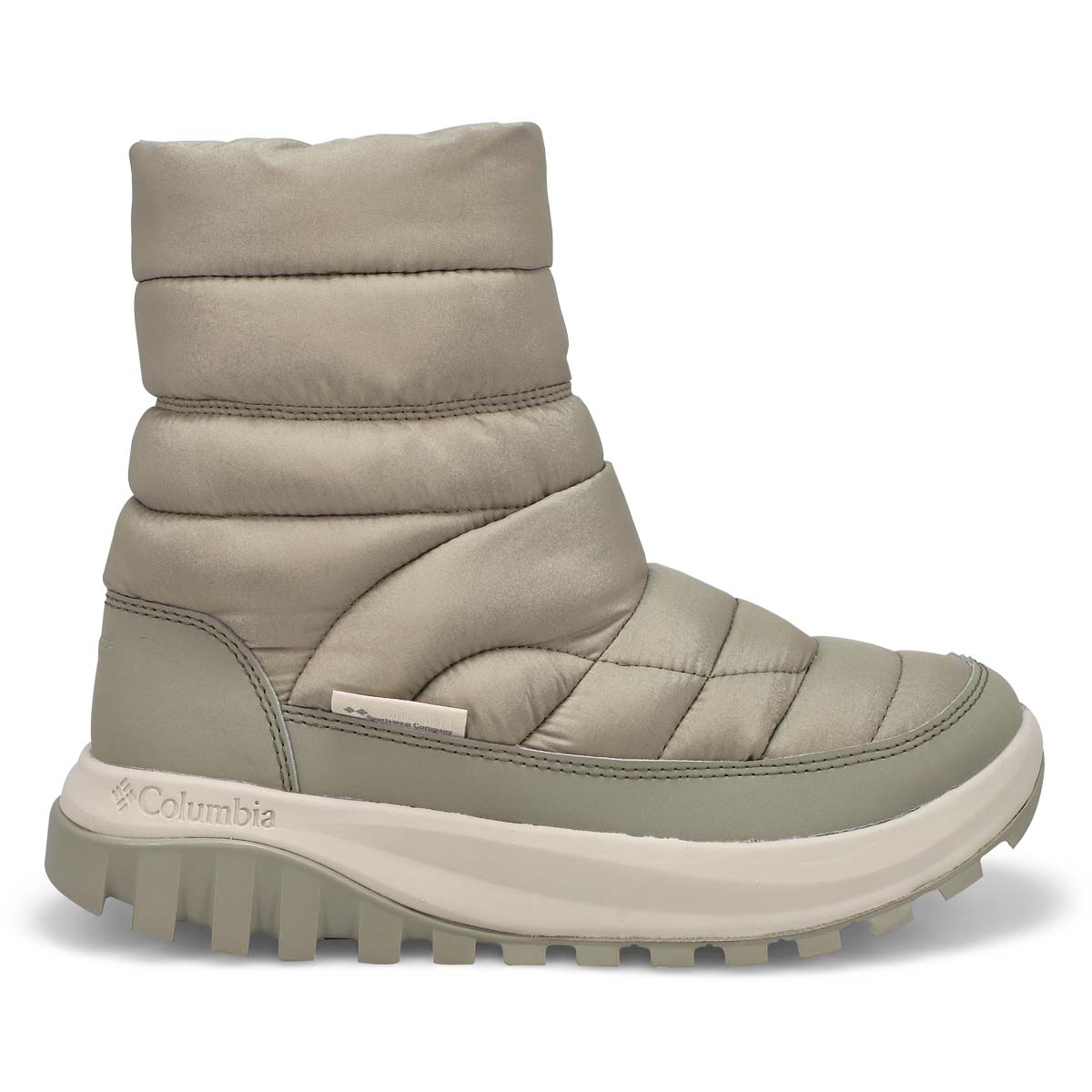 Botte d'hiver imperméable SNOWTROT MID, gris vert/pierre foncée, femmes