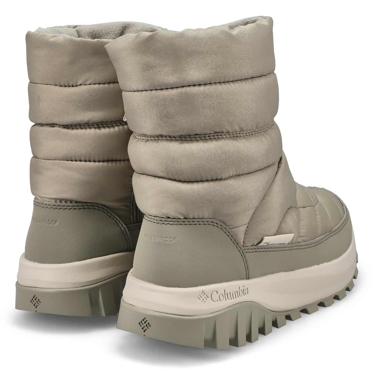 Botte d'hiver imperméable SNOWTROT MID, gris vert/pierre foncée, femmes