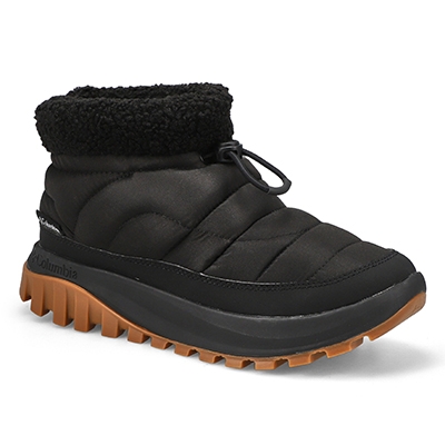 Lds Snowtrot Shorty Winter Boot - Black/Sea Salt