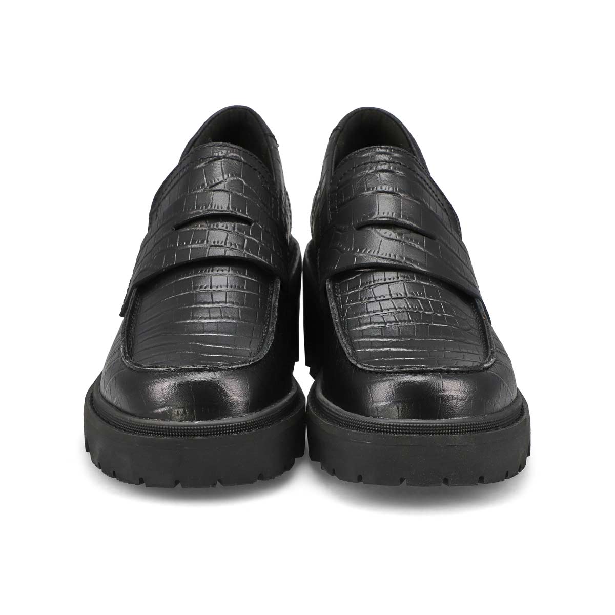 Women's  Joan Now City Leather Loafer - Black/Black