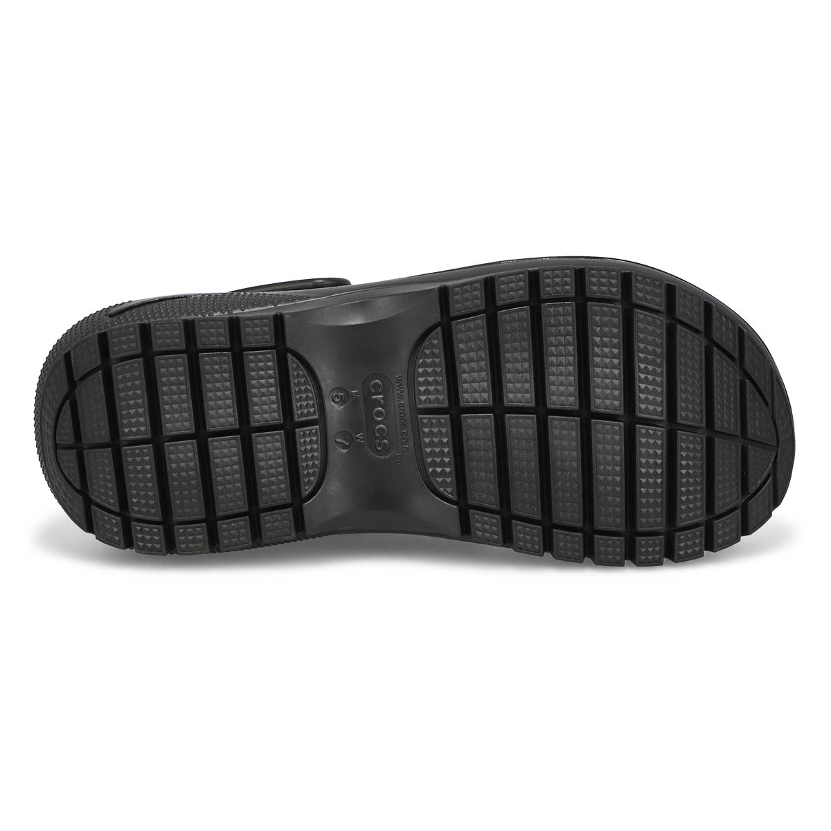 Sandale à plateforme CLASSIC MEGA CRUSH, noir, femmes