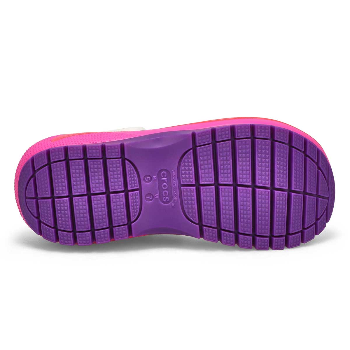 Crocs Women's Classic Mega Crush Sandal -Neon | SoftMoc.com