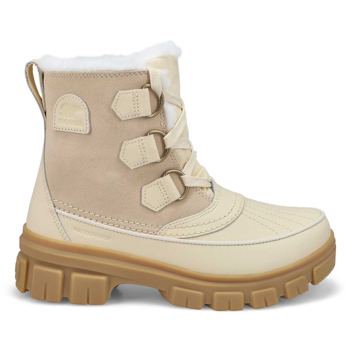 Botte d'hiver imperméable TIVOLI V, miel blanc/sel de mer, femmes