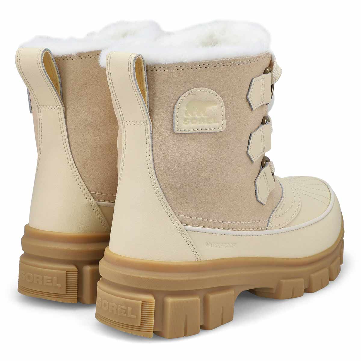 Botte d'hiver imperméable TIVOLI V, miel blanc/sel de mer, femmes