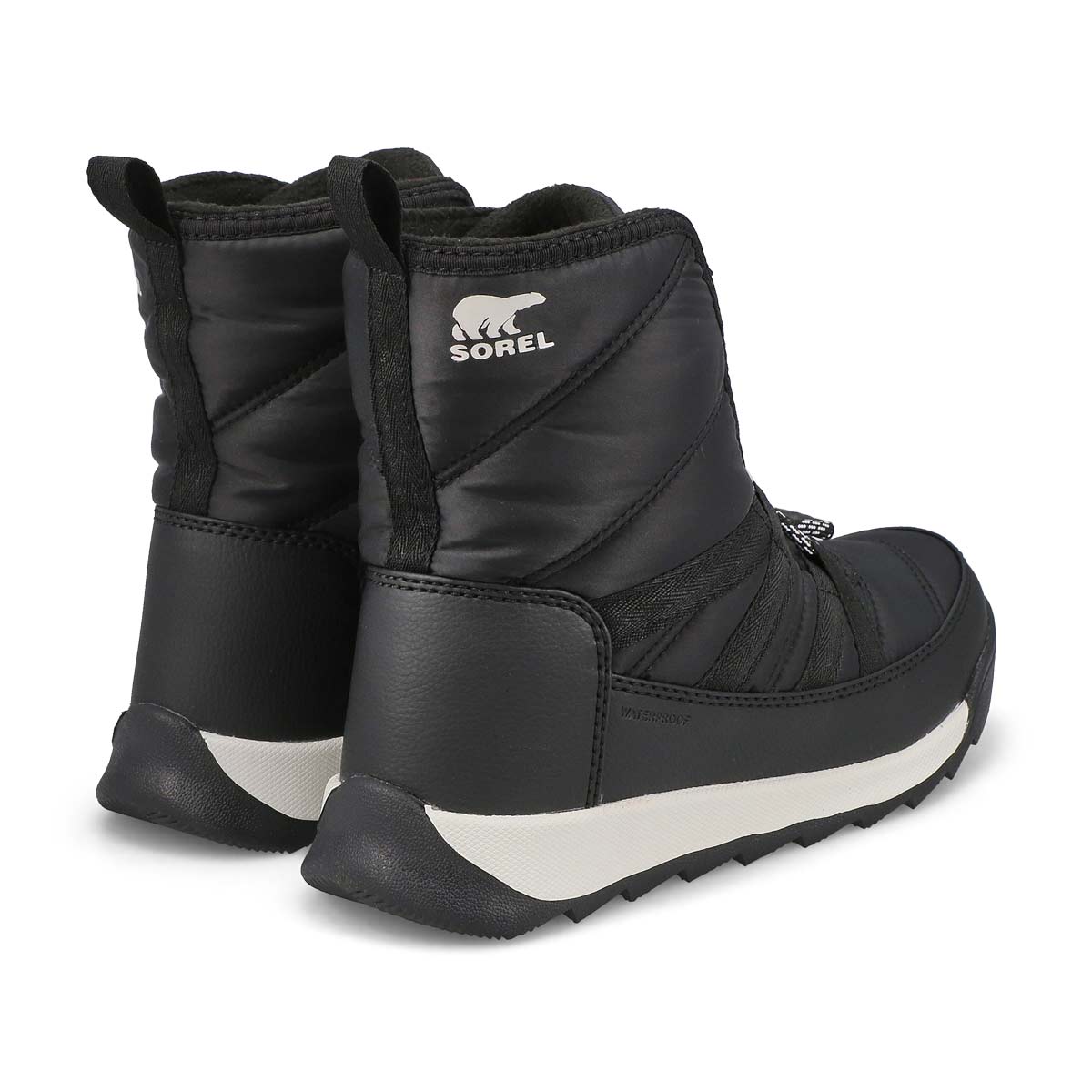 Botte imperméable à lacets WHITNEY II PLUS, noir/sel de mer, filles