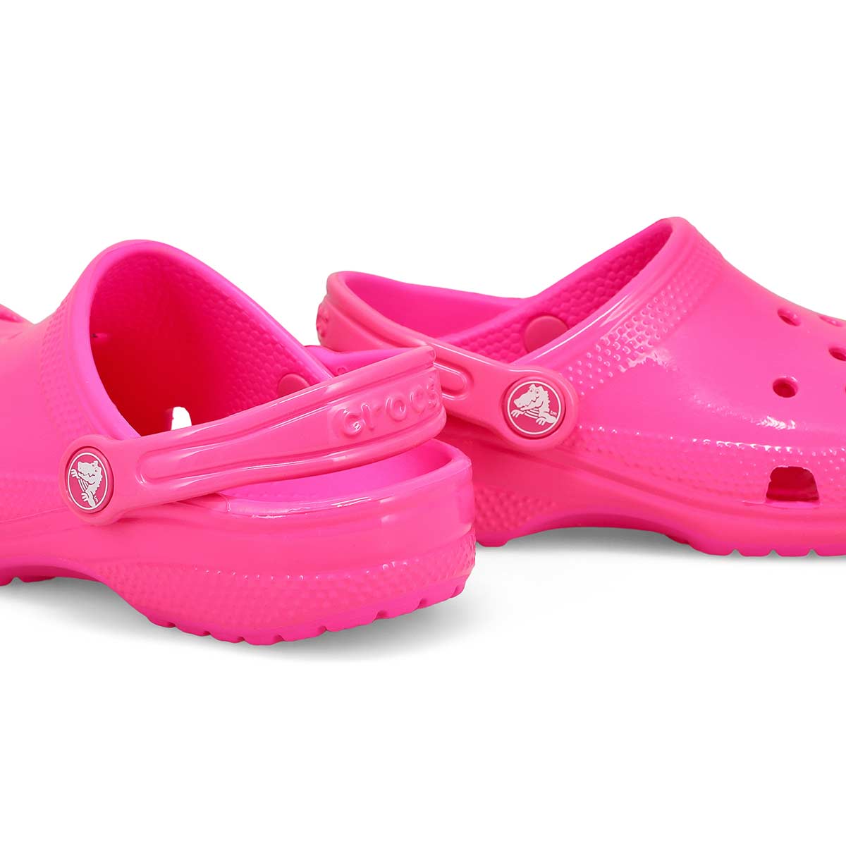 Kids'  Classic Neon Highlighter Clog - Pink Crush