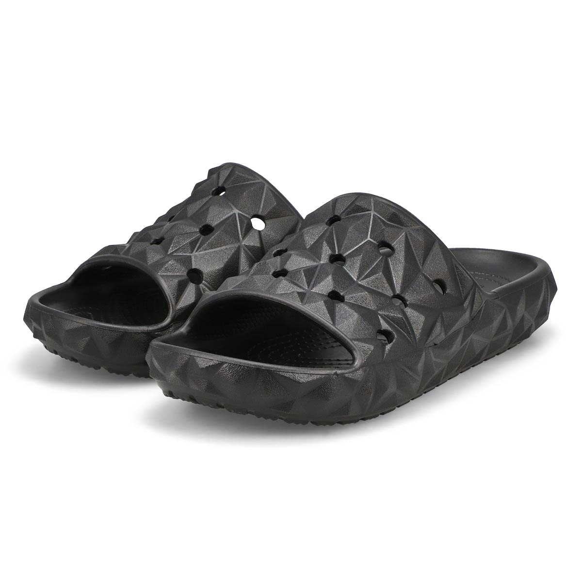 Women's  Classic Geometric Slide Sandal - Black