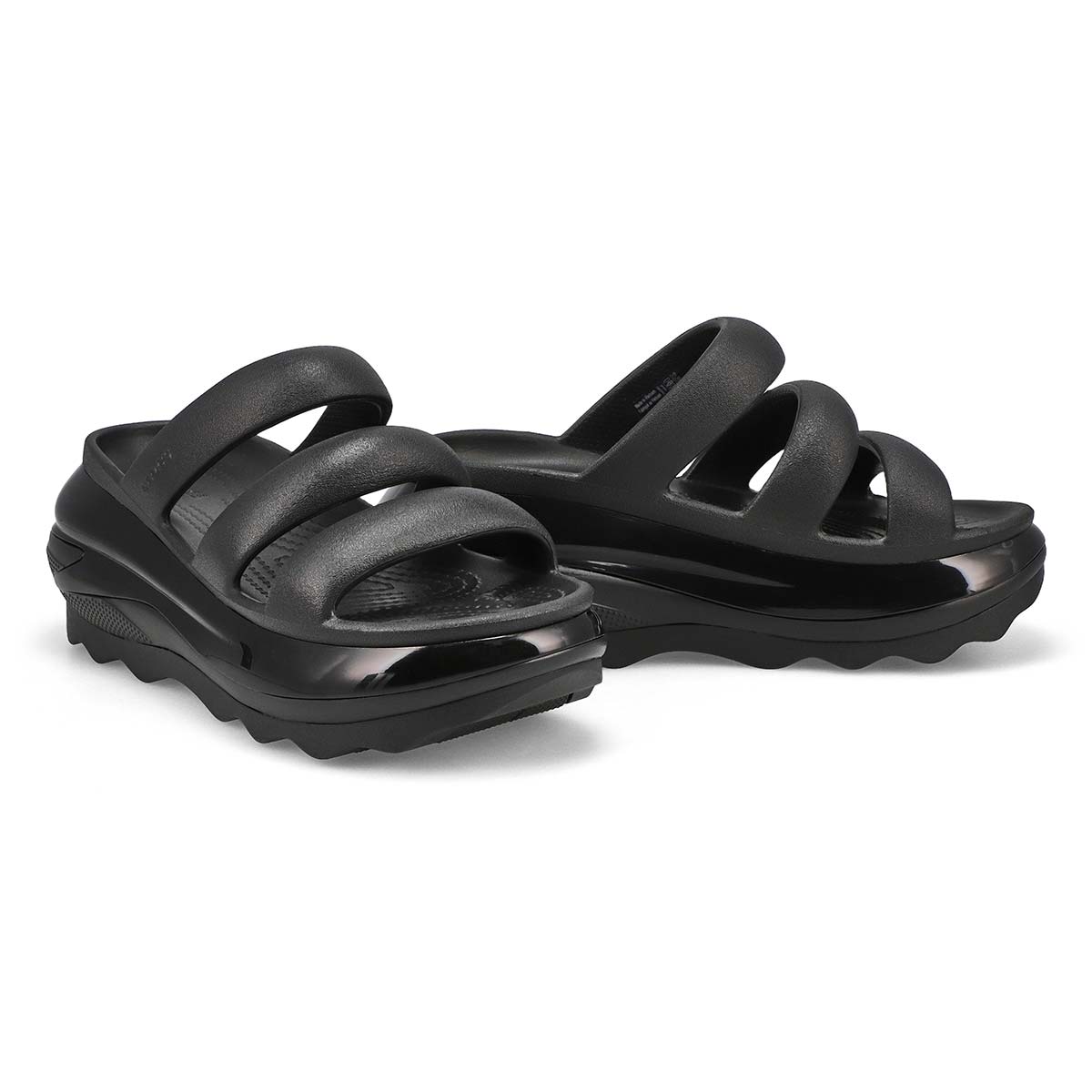 Sandale à plateforme MEGA CRUSH TRIPLE STRAP, noir, femmes