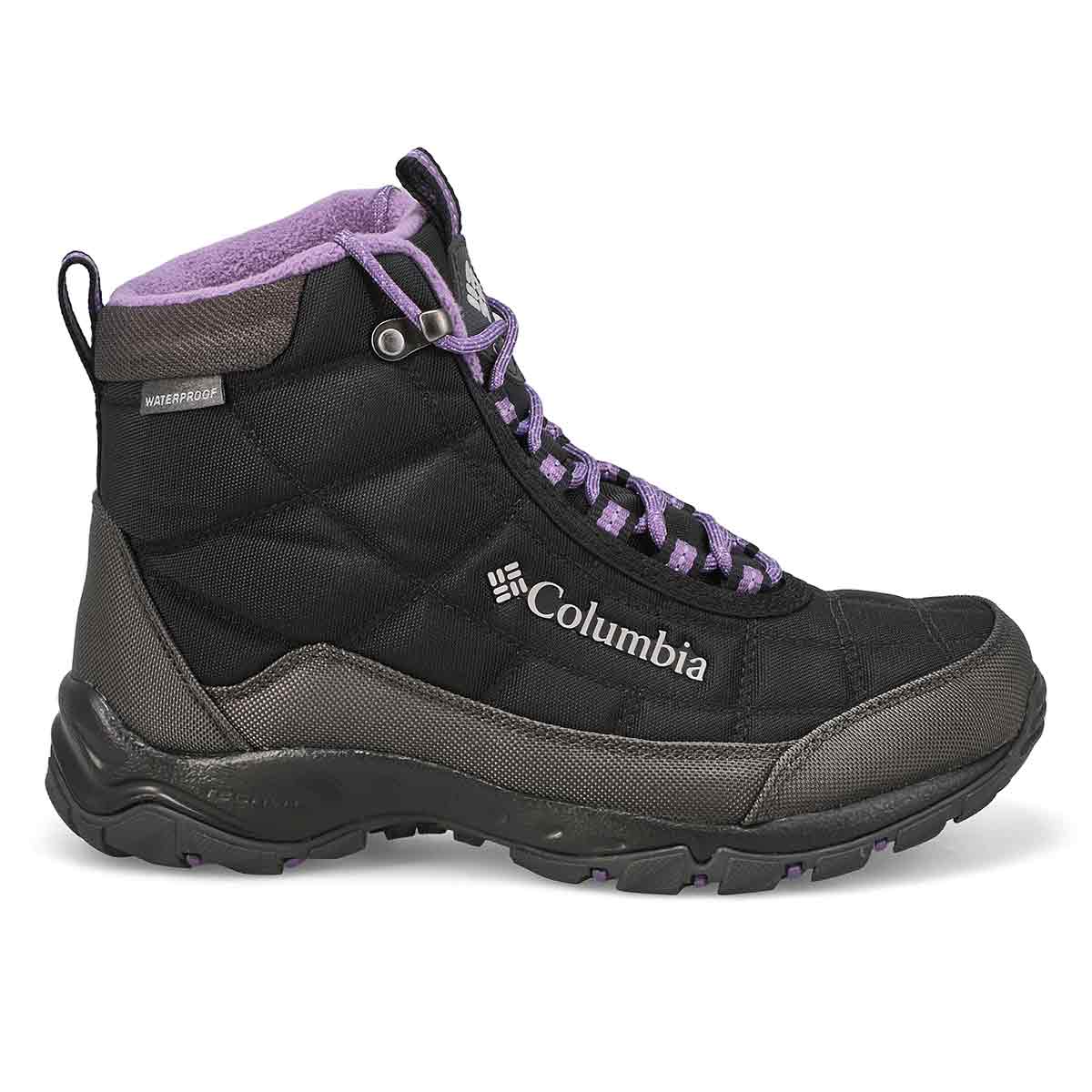 Women's Firecamp Waterproof Ankle Boot - Black/Plum Purple