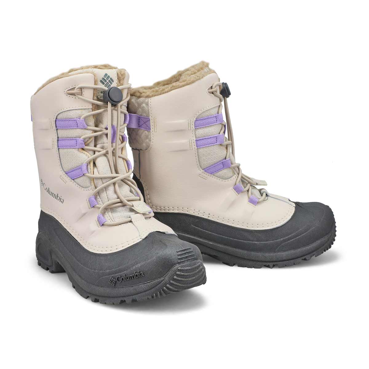 Girls'  Bugaboot Celsius Waterproof Winter Boot - Fawn/Frosted Purple