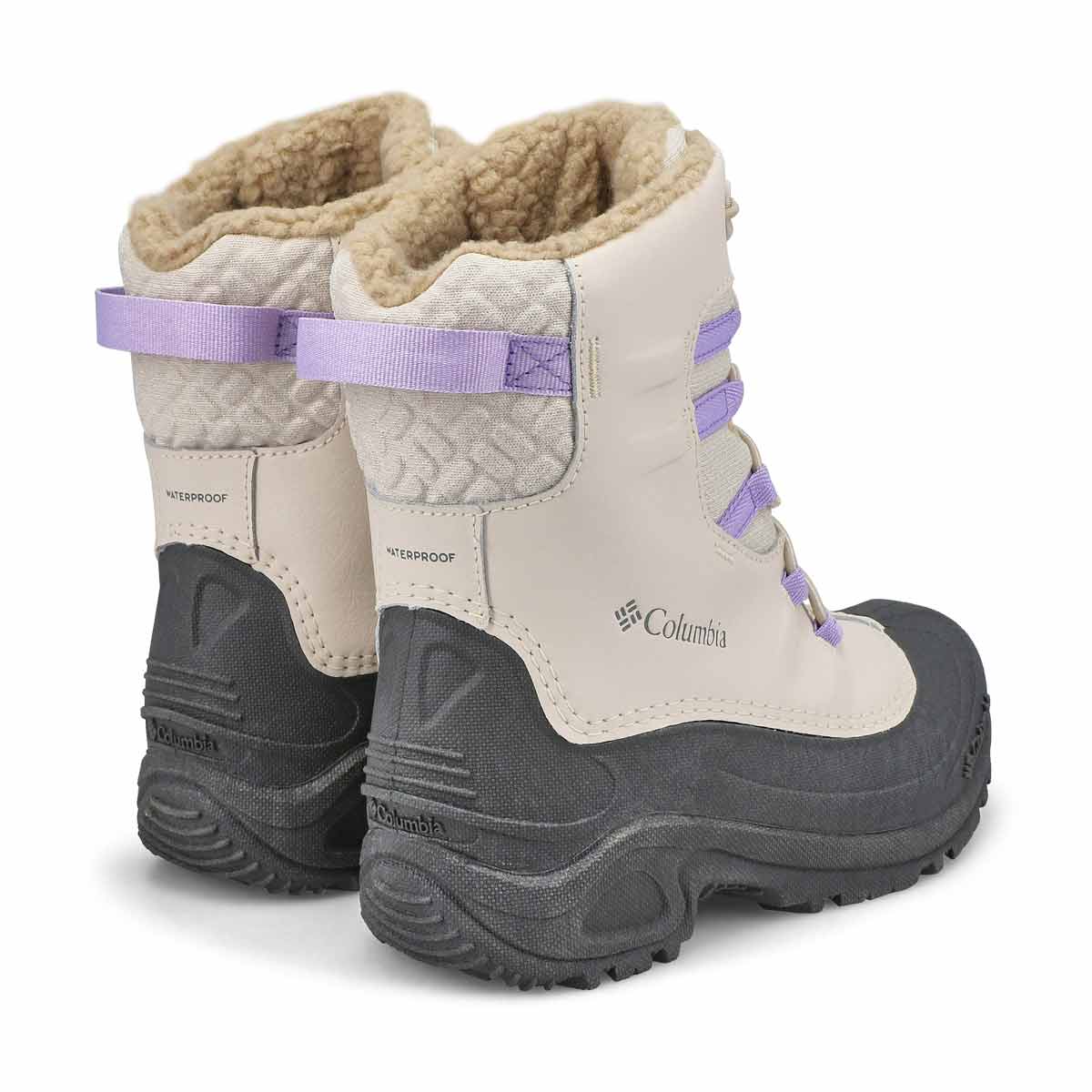 Girls'  Bugaboot Celsius Waterproof Winter Boot - Fawn/Frosted Purple