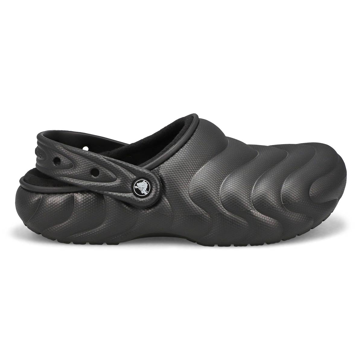 Men's Classic Lined Puffer Comfort Clog - Black