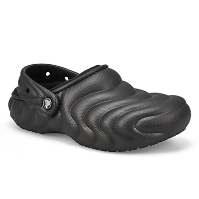 Lds Classic Lined Puffer Comfort Clog - Black