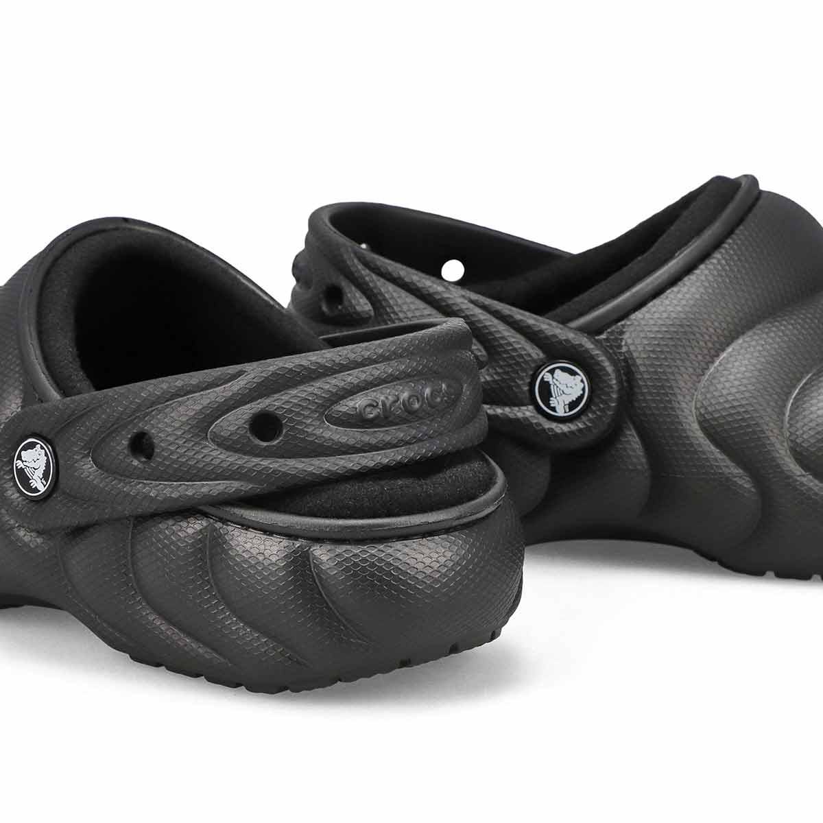 Women's Classic Lined Puffer Comfort Clog - Black