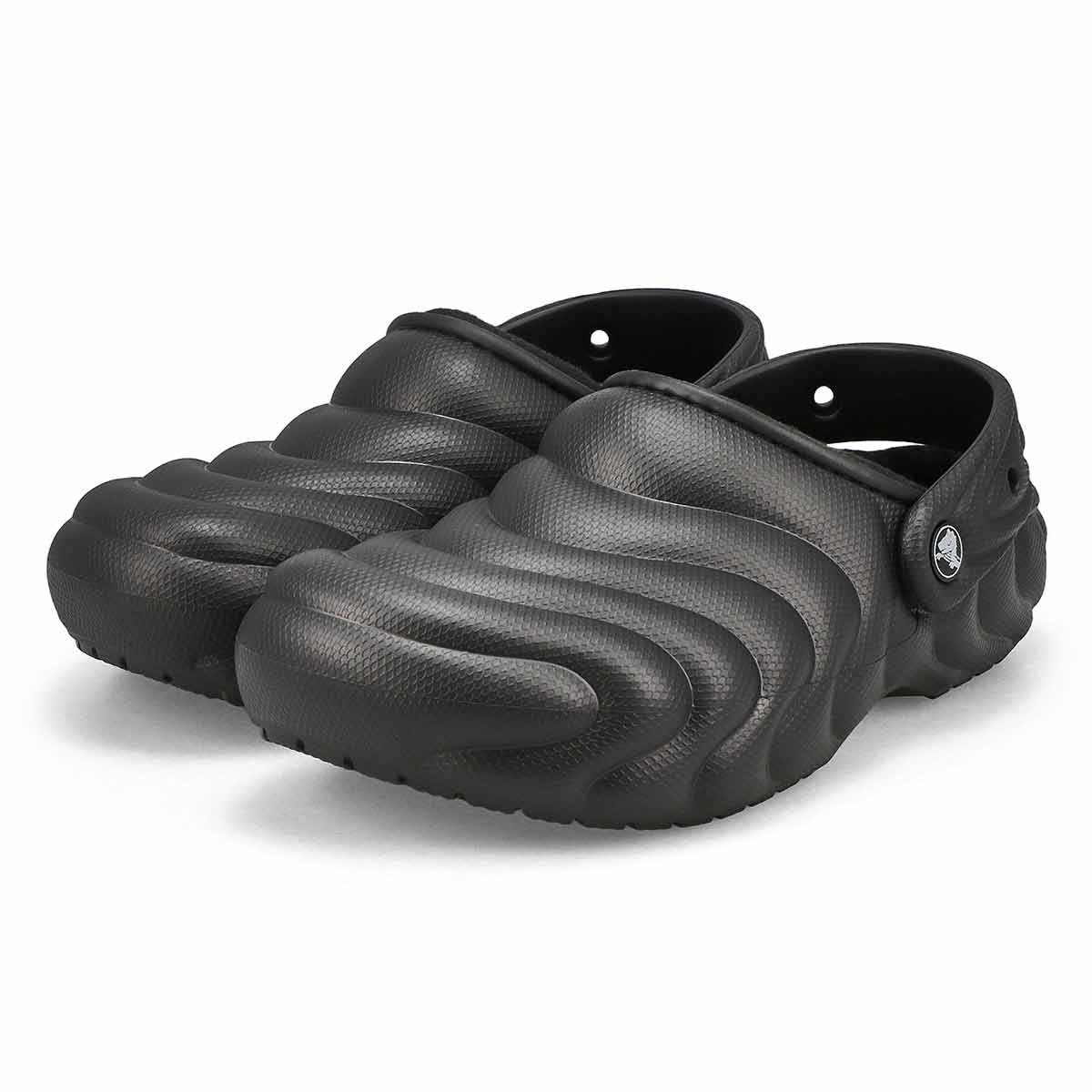 Women's Classic Lined Puffer Comfort Clog - Black