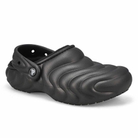 Women's Classic Lined Puffer Comfort Clog - Black