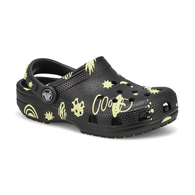 Kds Classic Glow Space EVA Comfort Clog - Black